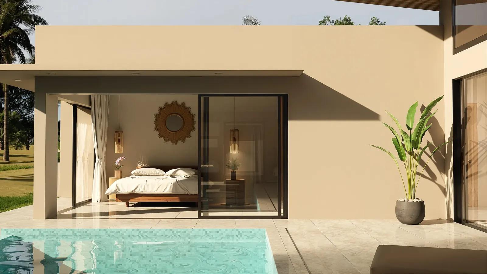 Villa entrance